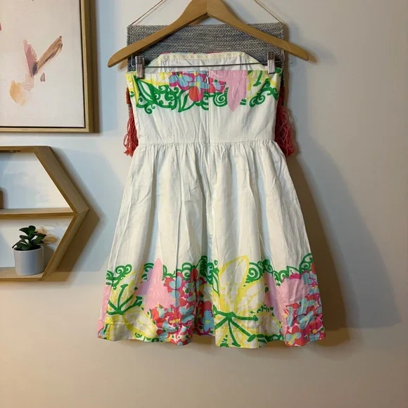 Lilly Pulitzer Lottie Strapless Dress size 0 - Picture 2 of 7
